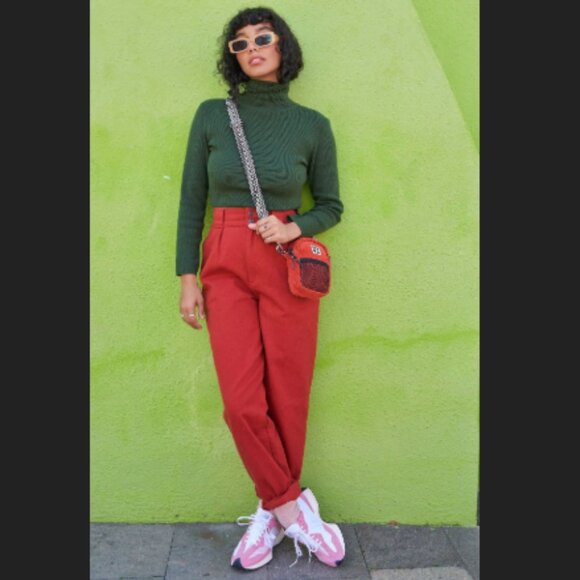 Lucy & Yak Denim - NWT Lucy & Yak Addison Jeans Organic Twill Red Size W30